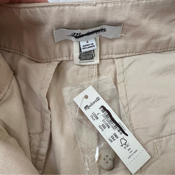 Madewell The Harlow Wide-Leg Pant in Harvest Moon Khaki Size 2 NWT - Picture 8 of 8